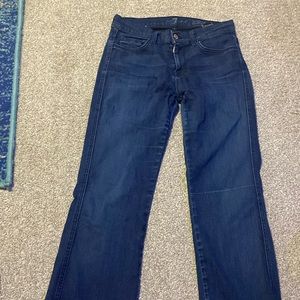 7 for all mankind size 29 boot cut jeans